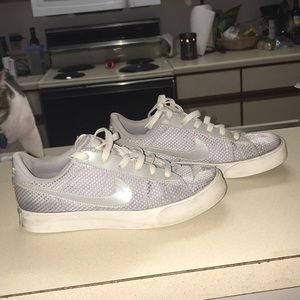 Gray NIKE sneakers